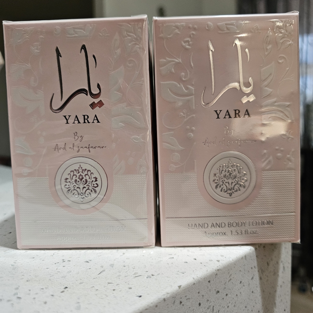 Yara Hand and Body Lotion Lot Of 2